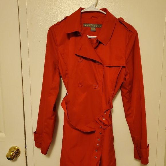 🌞CLEARANCE🌞 Nwt Kenneth Cole Reaction Trenchcoat - Picture 3 of 8